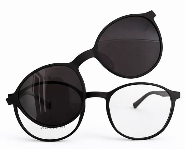 Armação de Óculos de grau Clipon Masculino