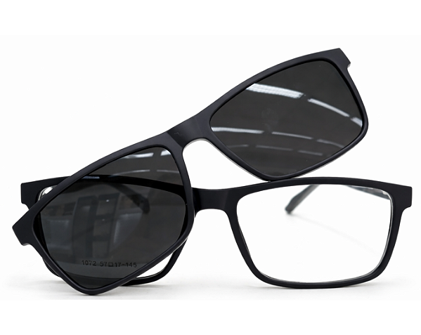 Armação de Óculos de grau Clipon Masculino