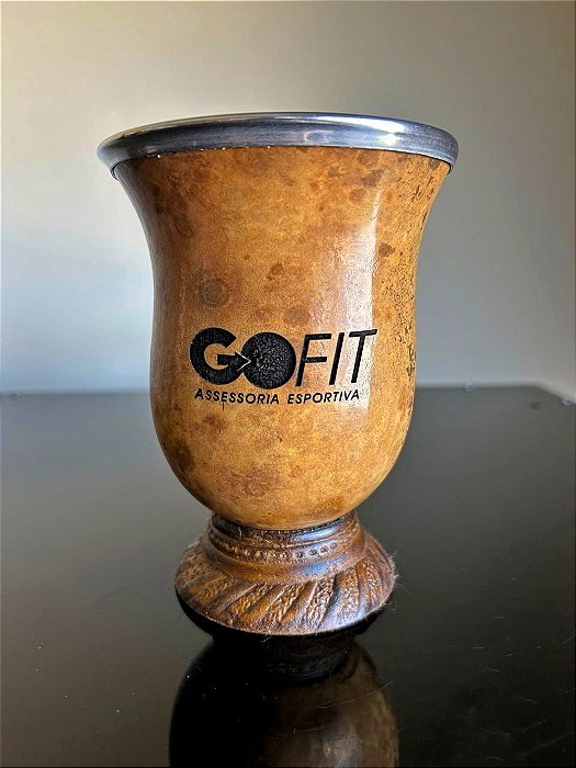 Cuia GoFit com bocal de alumínio