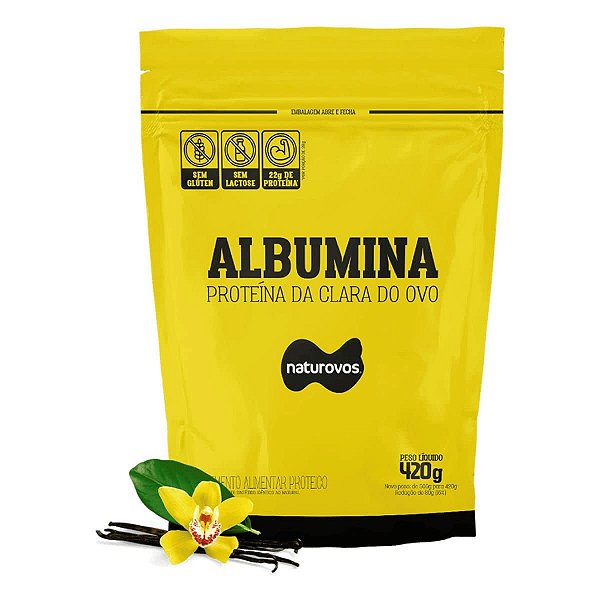 ALBUMINA REFIL 420G - NATUROVOS