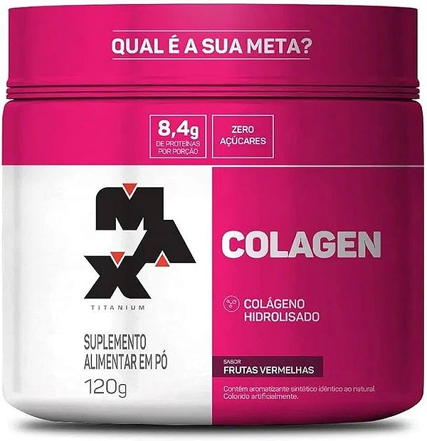 COLÁGENO 120G - MAX TITANIUM