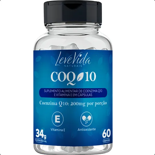 COQ 10 60 CAPS 200MG - LEVE VIDA