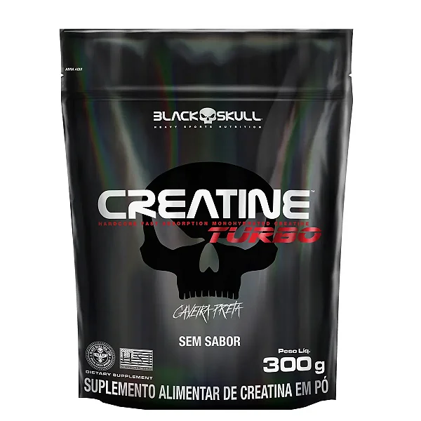 CREATINA TURBO 300G - BLACK SKULL