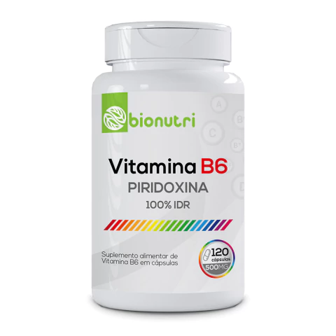VITAMINA B6 BIONUTRI 120 CAPS 500 MG