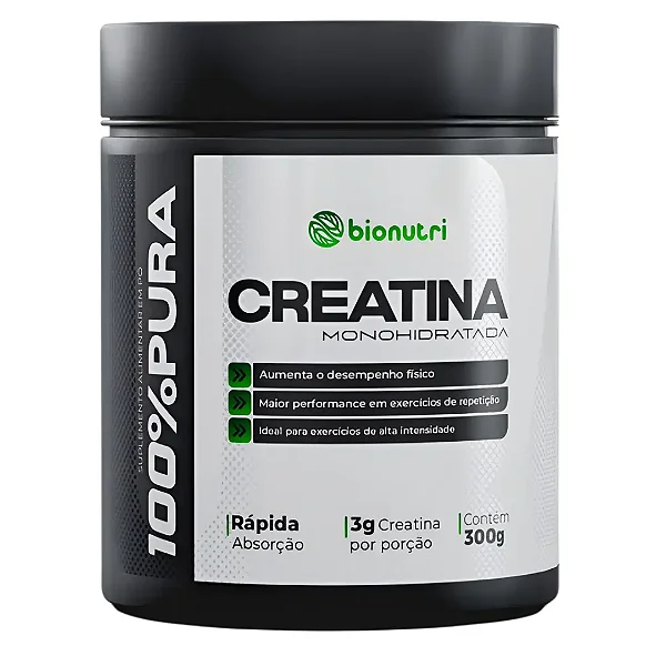 CREATINA 100% PURA 300G BIONUTREI