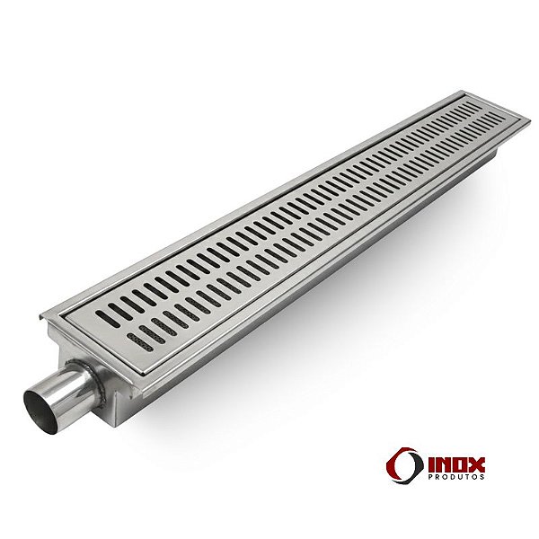 Ralo Classic com Saída na Ponta -Grelha com Furos Oblongos
