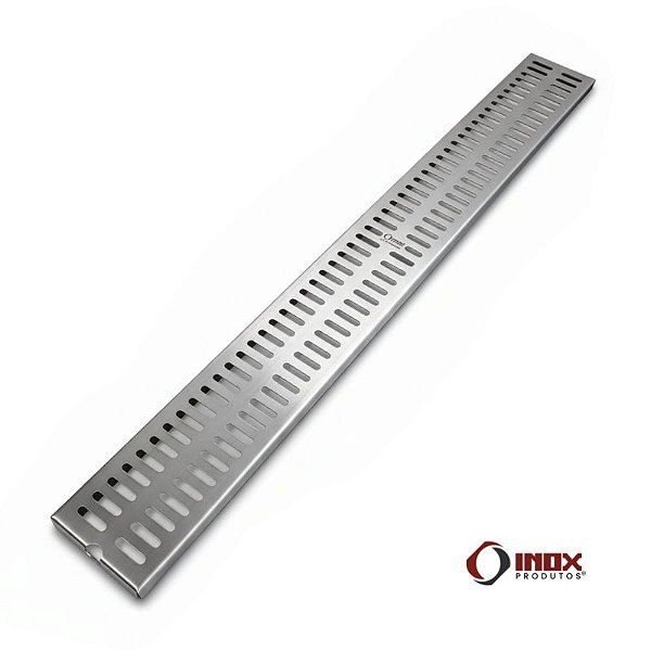 Ralo Classic Grelha - Sem Calha - Grelha Inox Para Ralo Com Furos Oblongos