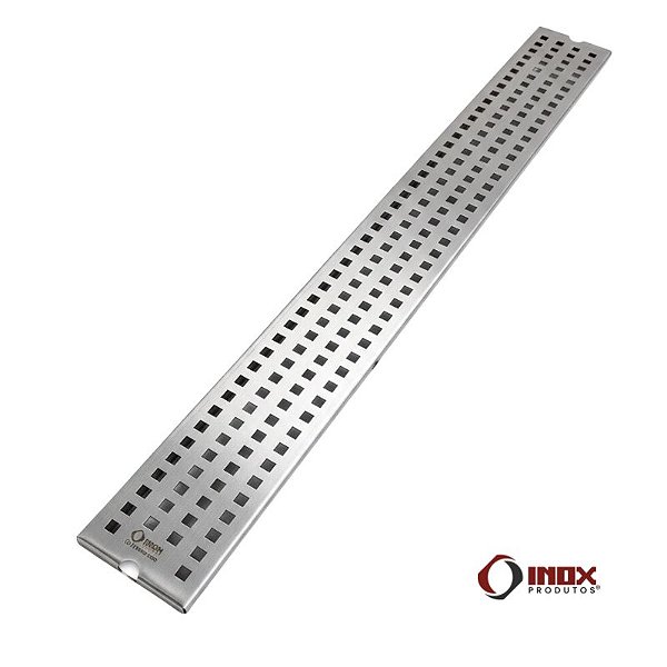 Ralo G104 Grelha - Sem Calha - Grelha Inox Para Ralo Com Furos Quadrados