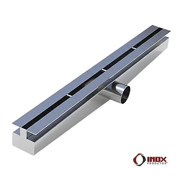 Ralo G61 Com Saída Lateral No Centro - Canaleta Para Piso