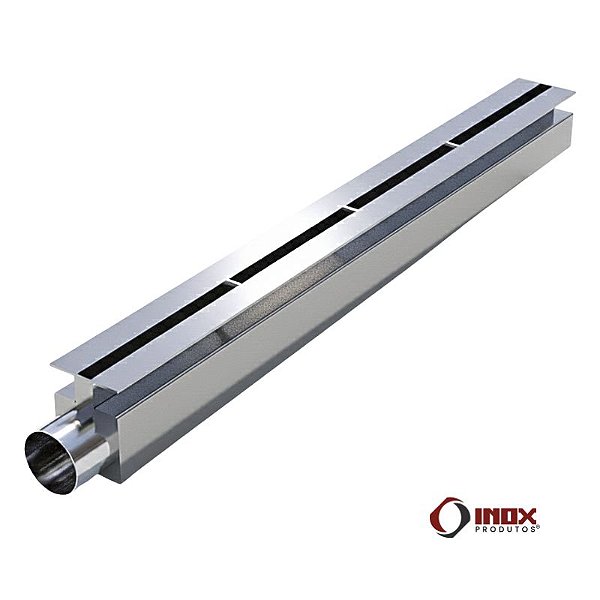 Ralo G61 Com Saída Na Ponta - Canaleta Para Piso