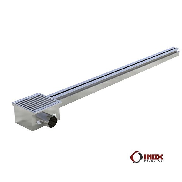 Ralo G62 com Saída Lateral - Caixa com Sifão, Cesto Coletor e Canaleta