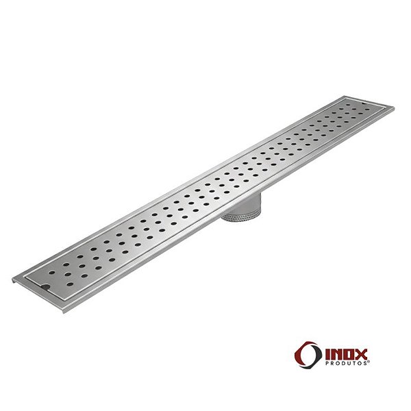 Ralo G10 com Cesto na Saída - Grelha com Furos Redondos