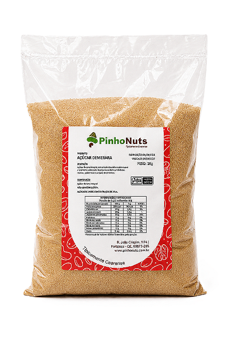 Açúcar Demerara - Pinho Nuts