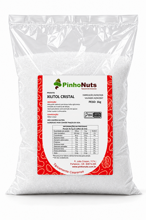 Xilitol Cristal - Pinho Nuts