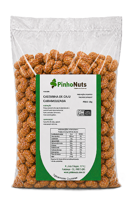 Castanha de Caju Caramelizada - Pinho Nuts