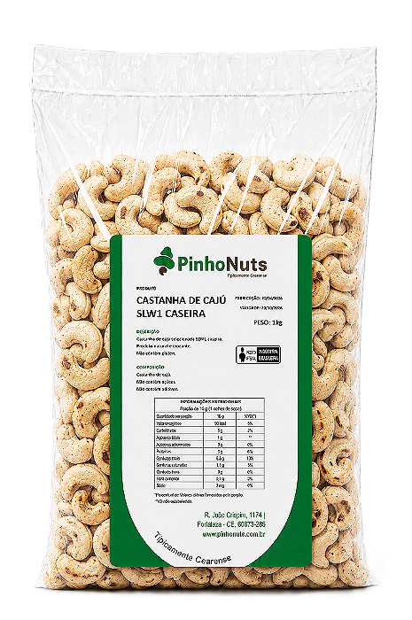 Castanha de Caju Slw1 Caseira - Pinho Nuts