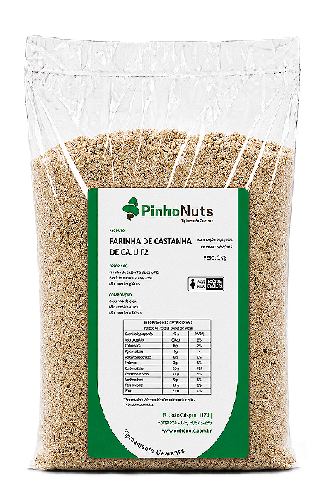 Farinha de Castanha de Caju F2 - Pinho Nuts