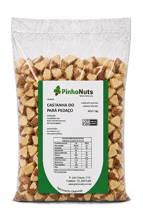 Castanha do Pará Pedaço - Pinho Nuts