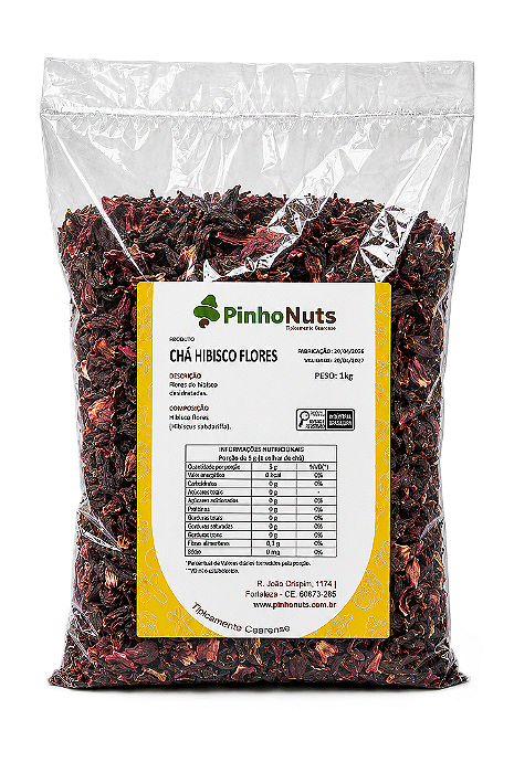 Chá Hibisco Flores - Pinho Nuts