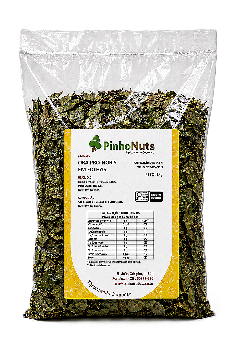 Ora Pro Nobis em Folhas - Pinho Nuts