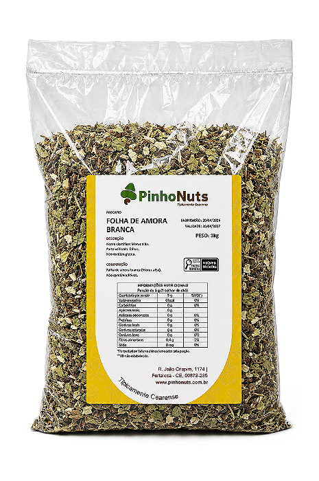 Folha de Amora Branca - Pinho Nuts