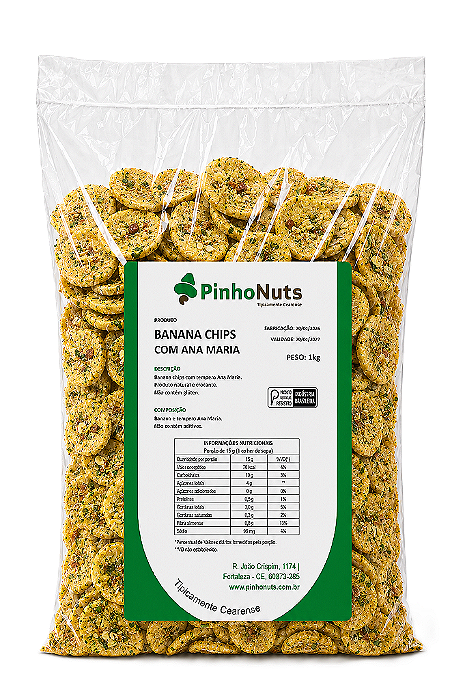 Banana Chips com Ana Maria - Pinho Nuts