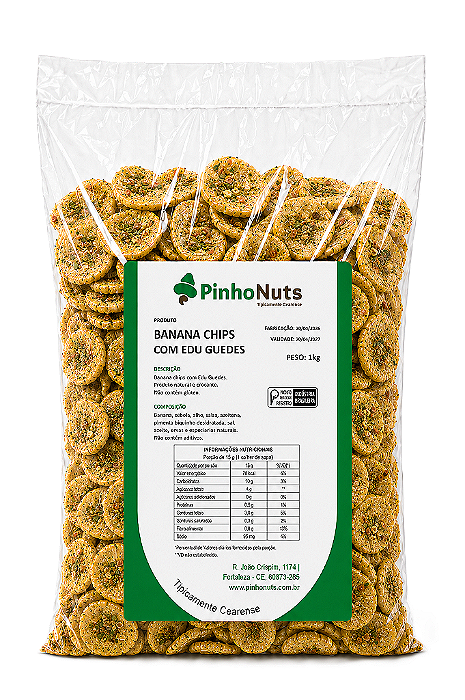 Banana Chips com Edu Guedes - Pinho Nuts