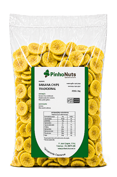 Banana Chips Tradicional - Pinho Nuts