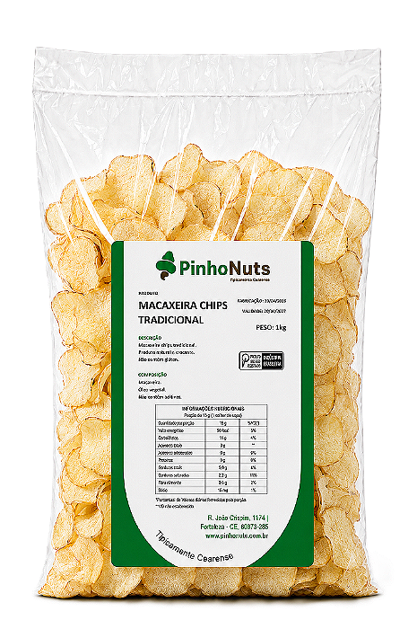 Macaxeira Chips Tradicional - Pinho Nuts