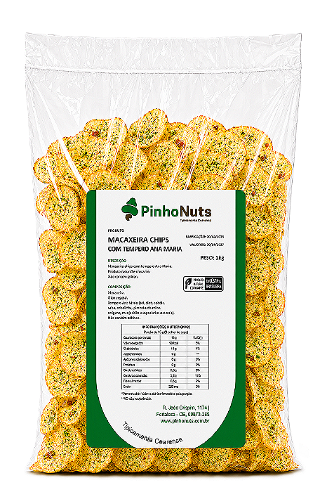 Macaxeira Chips com Tempero Ana Maria - Pinho Nuts