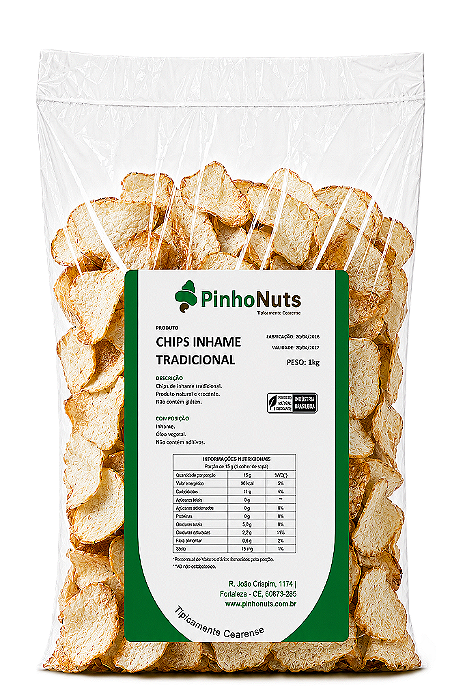 Chips Inhame Tradicional - Pinho Nuts