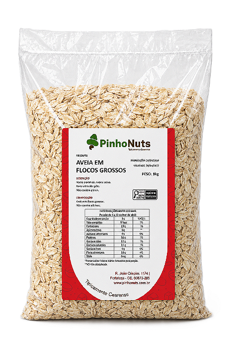 Aveia em Flocos Grossos - Pinho Nuts