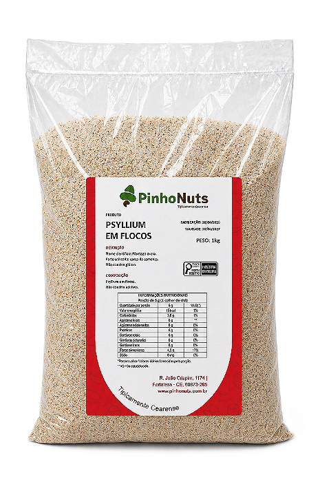 Psyllium em Flocos - Pinho Nuts