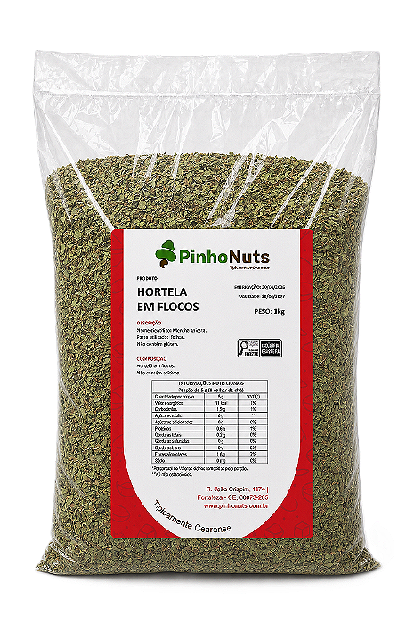Hortela em Flocos - Pinho Nuts