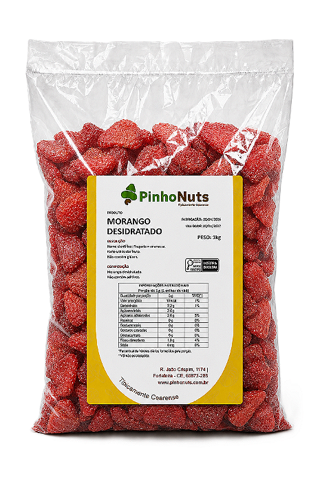 Morango Desidratado - Pinho Nuts