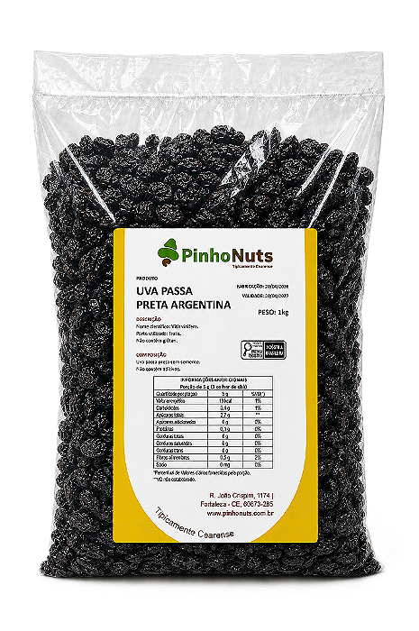 Uva Passa Preta Argentina - Pinho Nuts