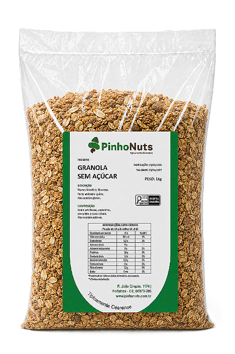Granola Sem Acucar - Pinho Nuts