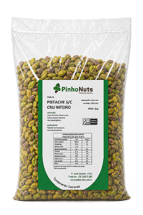 Pistache S/c Cru Inteiro - Pinho Nuts