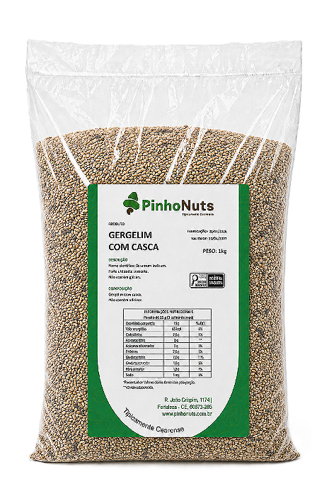 Gergelim com Casca - Pinho Nuts