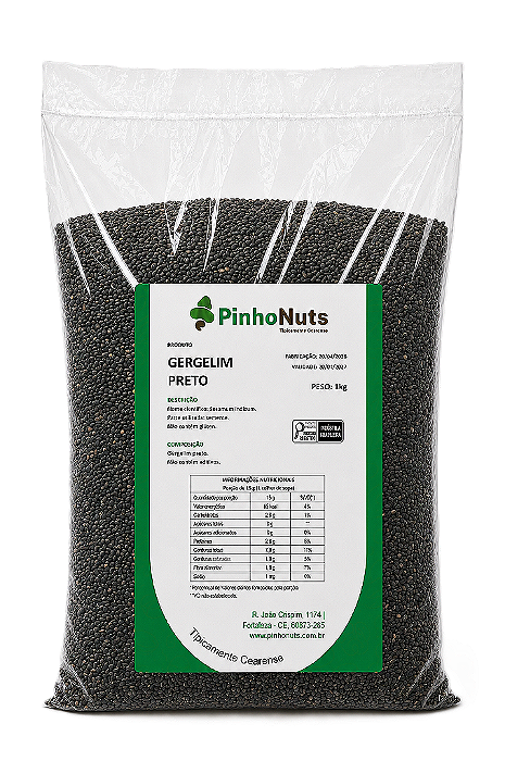 Gergelim Preto - Pinho Nuts