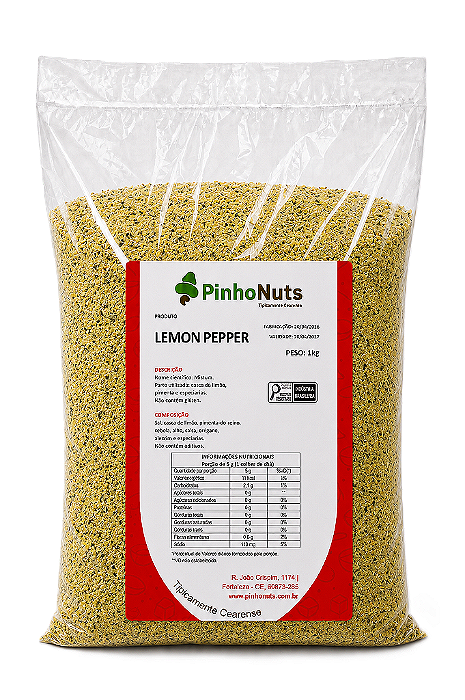 Lemon Pepper - Pinho Nuts