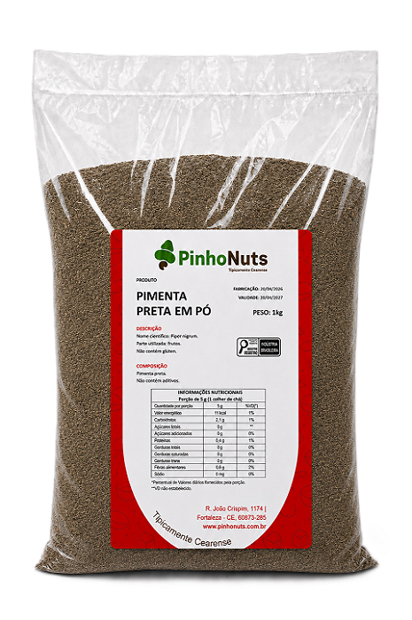 Pimenta Preta em Pó - Pinho Nuts