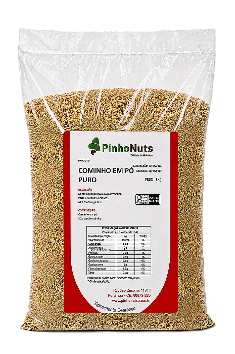 Cominho em Po Puro - Pinho Nuts