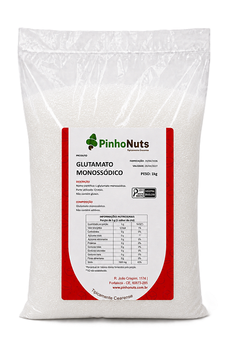 Glutamato Monossodico - Pinho Nuts