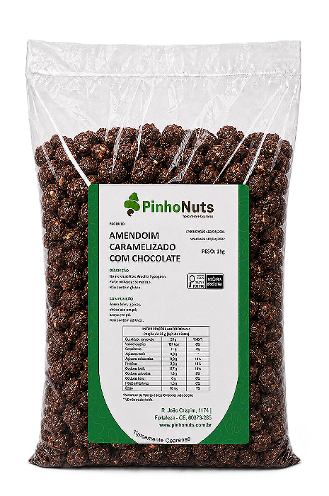 Amendoim Caramelizado com Chocolate - Pinho Nuts