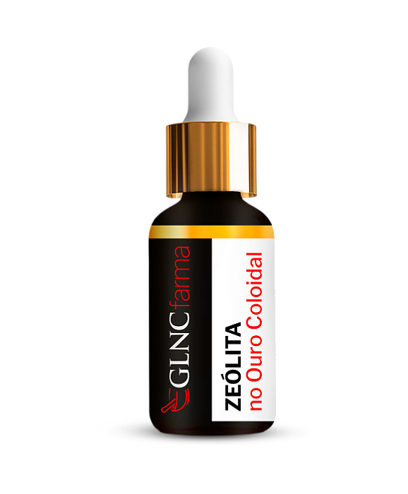 Zeólita no Ouro Coloidal 100 ppm (Gotas) 100 ml