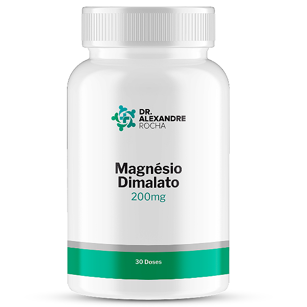 Magnésio Dimalato 200mg | 60 Cápsulas