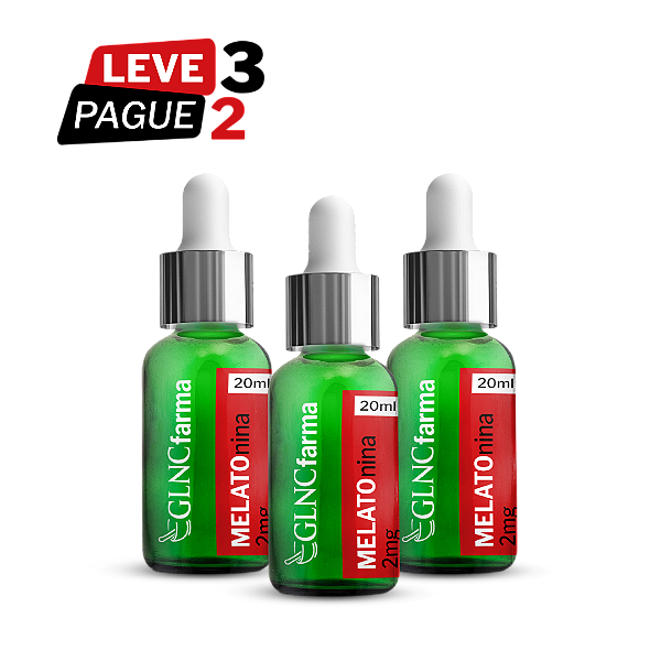 Combo Melatonina Gotas 20 ml (2 mg por dose)