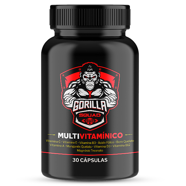 Gorila Multivitamínico 30 Cápsulas