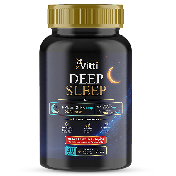Deep Sleep Plus com Melatonina 30 Doses | Vitti